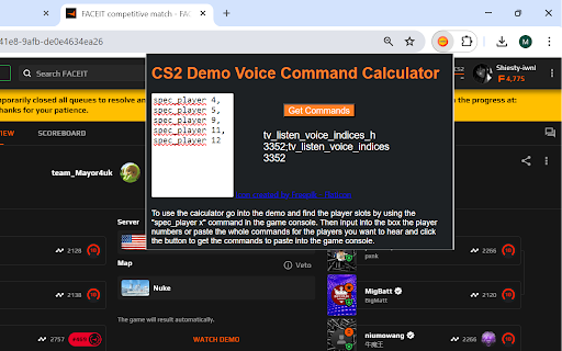 Demo Voice Command Calculator CS2 from Chrome web store to be run with OffiDocs Chromium online Demo Voice Command Calculator CS2 from Chrome web store to be run with OffiDocs Chromium online