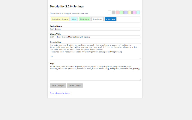 Descriptify from Chrome web store to be run with OffiDocs Chromium online Descriptify from Chrome web store to be run with OffiDocs Chromium online