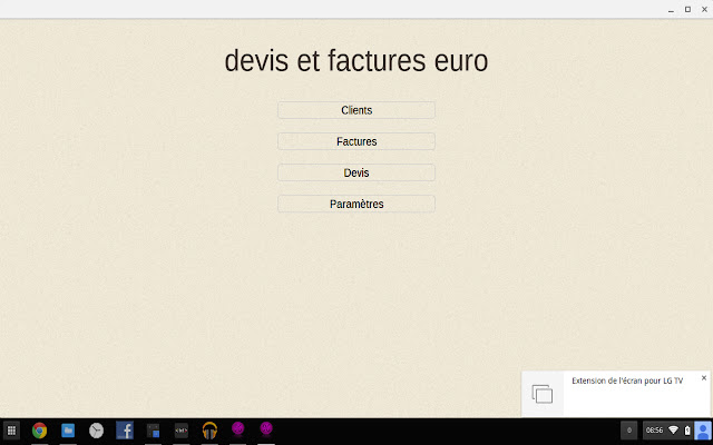 Devis et factures Euro from Chrome web store to be run with OffiDocs Chromium online Devis et factures Euro from Chrome web store to be run with OffiDocs Chromium online