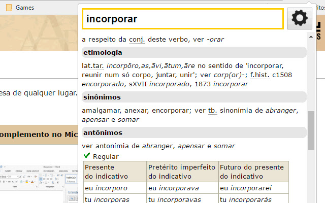Dicionário Houaiss Corporativo from Chrome web store to be run with OffiDocs Chromium online Dicionário Houaiss Corporativo from Chrome web store to be run with OffiDocs Chromium online