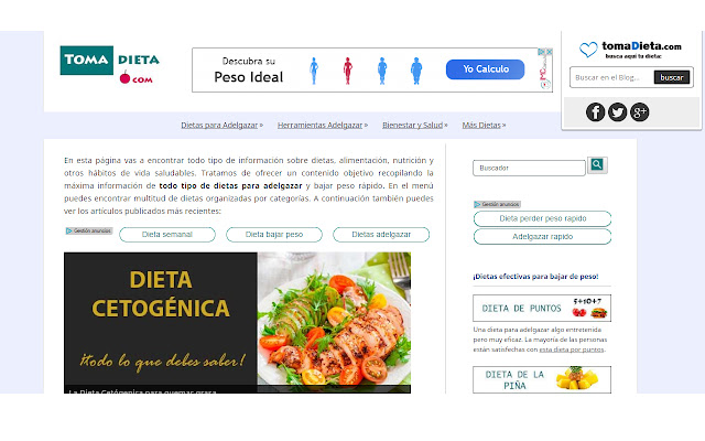 Dietas para adelgazar from Chrome web store to be run with OffiDocs Chromium online Dietas para adelgazar from Chrome web store to be run with OffiDocs Chromium online