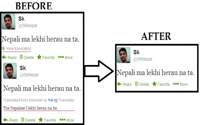Disable Bing Translator on Twitter from Chrome web store to be run with OffiDocs Chromium online Disable Bing Translator on Twitter from Chrome web store to be run with OffiDocs Chromium online