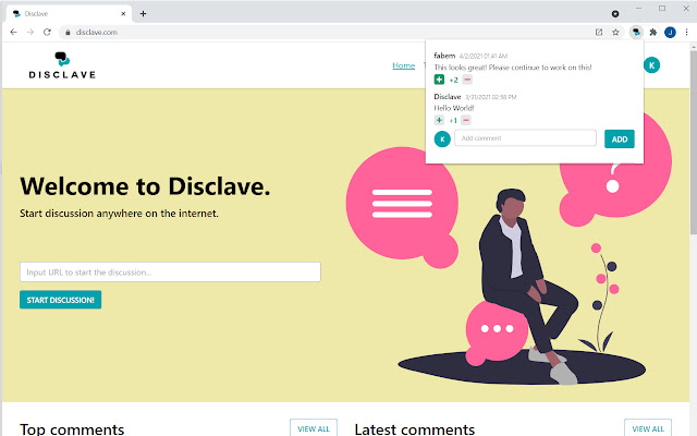 Disclave from Chrome web store to be run with OffiDocs Chromium online Disclave from Chrome web store to be run with OffiDocs Chromium online