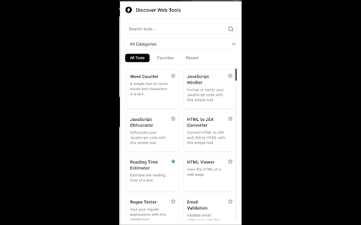 Discover Web Tools from Chrome web store to be run with OffiDocs Chromium online Discover Web Tools from Chrome web store to be run with OffiDocs Chromium online