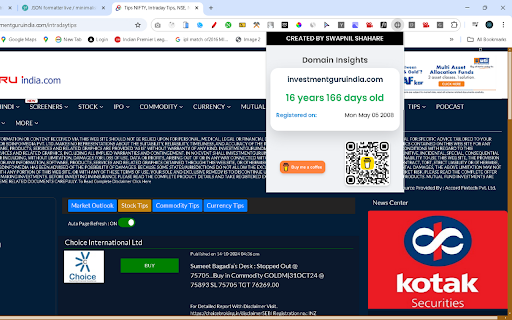 Domain Age Calculator from Chrome web store to be run with OffiDocs Chromium online Domain Age Calculator from Chrome web store to be run with OffiDocs Chromium online