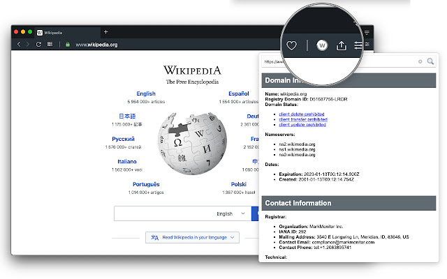 Domain Name Registration Data Lookup (WHOIS) from Chrome web store to be run with OffiDocs Chromium online Domain Name Registration Data Lookup (WHOIS) from Chrome web store to be run with OffiDocs Chromium online