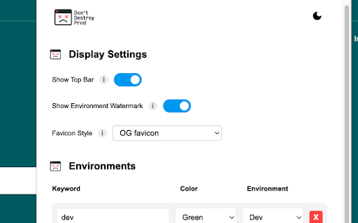 Dont Destroy Prod (✖╭╮✖) from Chrome web store to be run with OffiDocs Chromium online Dont Destroy Prod (✖╭╮✖) from Chrome web store to be run with OffiDocs Chromium online