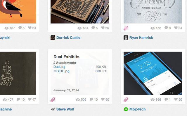 Dribbble Attachments at List from Chrome web store to be run with OffiDocs Chromium online Dribbble Attachments at List from Chrome web store to be run with OffiDocs Chromium online