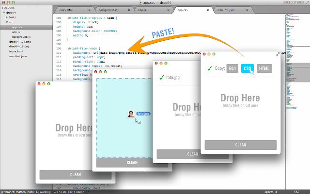 Drop 64 from Chrome web store to be run with OffiDocs Chromium online Drop 64 from Chrome web store to be run with OffiDocs Chromium online