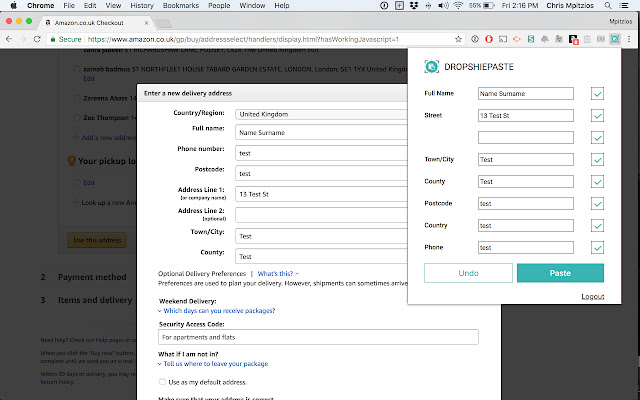 DropshiePaste from Chrome web store to be run with OffiDocs Chromium online DropshiePaste from Chrome web store to be run with OffiDocs Chromium online
