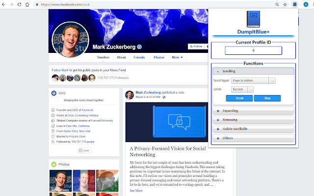 DumpItBlue+ from Chrome web store to be run with OffiDocs Chromium online DumpItBlue+ from Chrome web store to be run with OffiDocs Chromium online