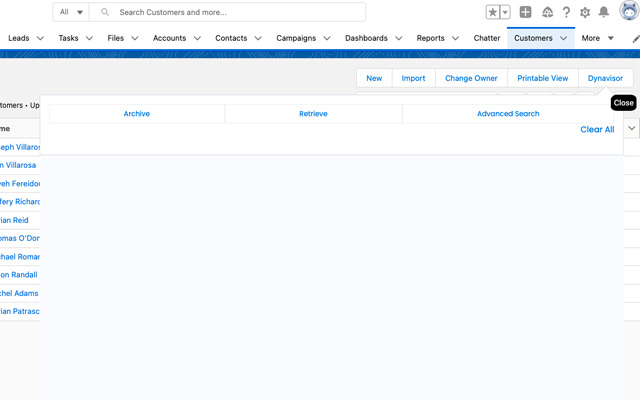 Dynavisor Salesforce Data Management from Chrome web store to be run with OffiDocs Chromium online Dynavisor Salesforce Data Management from Chrome web store to be run with OffiDocs Chromium online