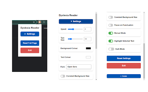 Dyslexia Text Reader from Chrome web store to be run with OffiDocs Chromium online Dyslexia Text Reader from Chrome web store to be run with OffiDocs Chromium online