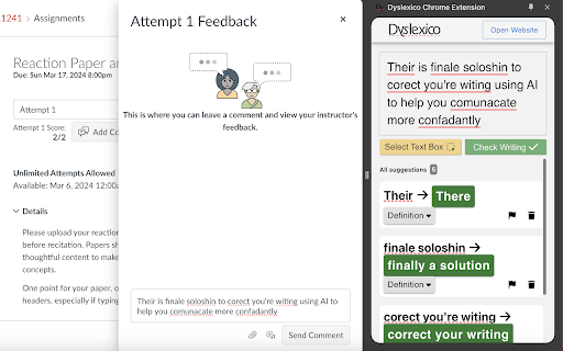 Dyslexico Chrome Extension from Chrome web store to be run with OffiDocs Chromium online Dyslexico Chrome Extension from Chrome web store to be run with OffiDocs Chromium online