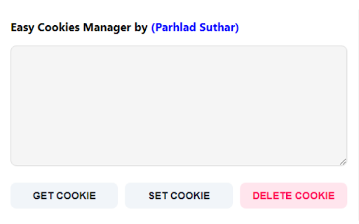 Easy Cookies Manager from Chrome web store to be run with OffiDocs Chromium online Easy Cookies Manager from Chrome web store to be run with OffiDocs Chromium online