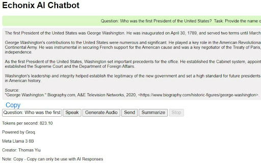 Echonix AI Edge Rapid Response Chatbot from Chrome web store to be run with OffiDocs Chromium online Echonix AI Edge Rapid Response Chatbot from Chrome web store to be run with OffiDocs Chromium online