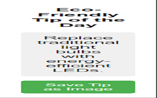 EcoTab: Daily Green Inspiration from Chrome web store to be run with OffiDocs Chromium online EcoTab: Daily Green Inspiration from Chrome web store to be run with OffiDocs Chromium online
