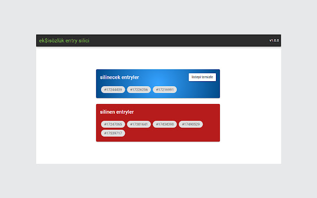 ekşi sözlük entry silici from Chrome web store to be run with OffiDocs Chromium online ekşi sözlük entry silici from Chrome web store to be run with OffiDocs Chromium online
