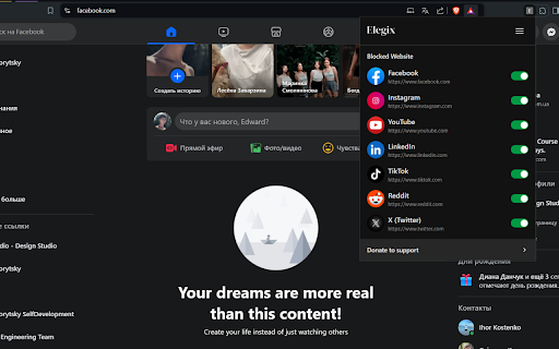 Elegix Social Shield from Chrome web store to be run with OffiDocs Chromium online Elegix Social Shield from Chrome web store to be run with OffiDocs Chromium online