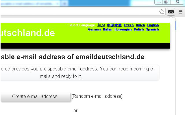 emaildeutschland.de Disposable Email from Chrome web store to be run with OffiDocs Chromium online emaildeutschland.de Disposable Email from Chrome web store to be run with OffiDocs Chromium online