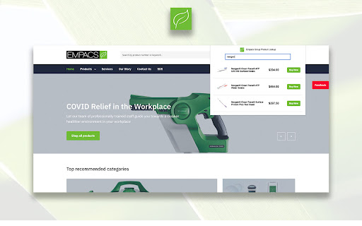 Empacs Group Product Lookup from Chrome web store to be run with OffiDocs Chromium online Empacs Group Product Lookup from Chrome web store to be run with OffiDocs Chromium online