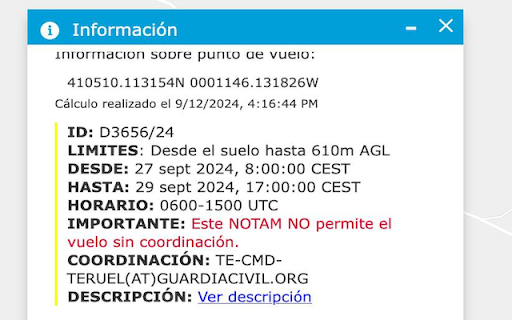 ENAIRE Drones Extension from Chrome web store to be run with OffiDocs Chromium online ENAIRE Drones Extension from Chrome web store to be run with OffiDocs Chromium online