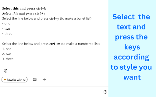 EnhanceIn Bold, Italic, Lists Format Your LinkedIn Posts from Chrome web store to be run with OffiDocs Chromium online EnhanceIn Bold, Italic, Lists Format Your LinkedIn Posts from Chrome web store to be run with OffiDocs Chromium online