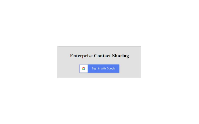 Enterprise Contact Sharing from Chrome web store to be run with OffiDocs Chromium online Enterprise Contact Sharing from Chrome web store to be run with OffiDocs Chromium online