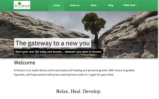 EnTrance Self Help Audio from Chrome web store to be run with OffiDocs Chromium online EnTrance Self Help Audio from Chrome web store to be run with OffiDocs Chromium online