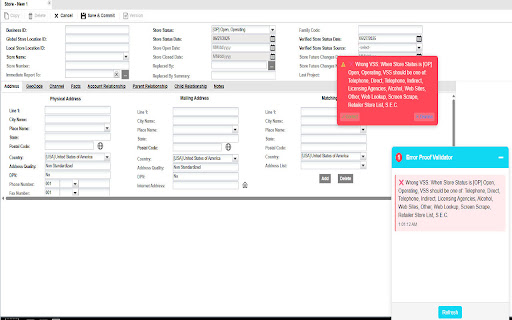 Error Proof Validator from Chrome web store to be run with OffiDocs Chromium online Error Proof Validator from Chrome web store to be run with OffiDocs Chromium online