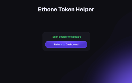 Ethone Token Helper from Chrome web store to be run with OffiDocs Chromium online Ethone Token Helper from Chrome web store to be run with OffiDocs Chromium online