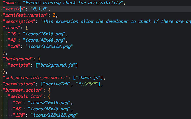 Events binding check for accessibility from Chrome web store to be run with OffiDocs Chromium online Events binding check for accessibility from Chrome web store to be run with OffiDocs Chromium online