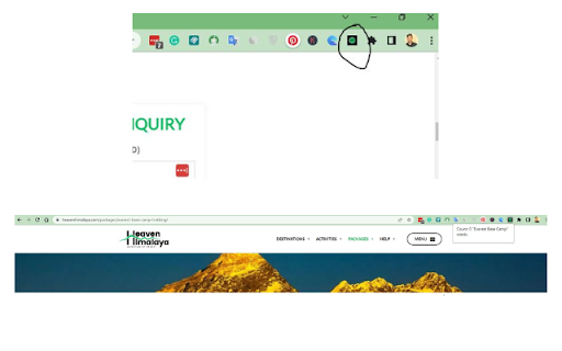 Everest Base Camp Word Counter from Chrome web store to be run with OffiDocs Chromium online Everest Base Camp Word Counter from Chrome web store to be run with OffiDocs Chromium online
