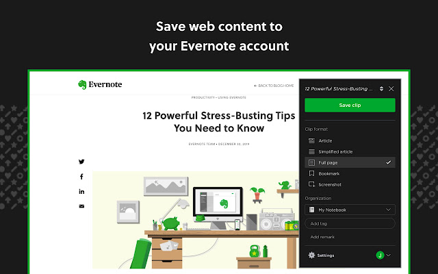 Evernote Web Clipper from Chrome web store to be run with OffiDocs Chromium online Evernote Web Clipper from Chrome web store to be run with OffiDocs Chromium online