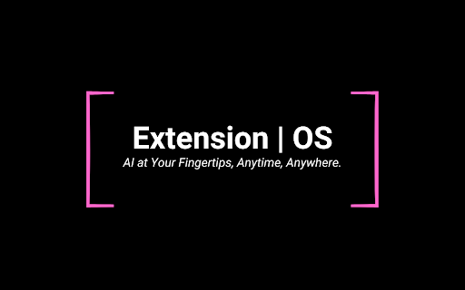 Extension OS: Your AI Partner from Chrome web store to be run with OffiDocs Chromium online Extension OS: Your AI Partner from Chrome web store to be run with OffiDocs Chromium online