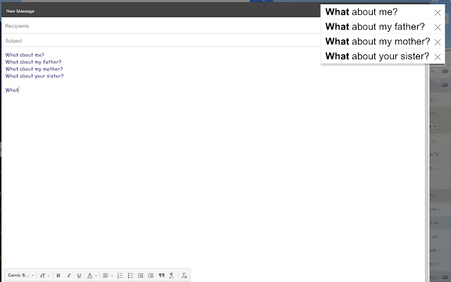 Extreme AutoComplete from Chrome web store to be run with OffiDocs Chromium online Extreme AutoComplete from Chrome web store to be run with OffiDocs Chromium online