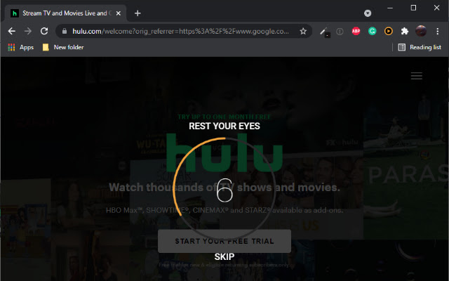 Eye Saver 20 20 20 Break Reminder from Chrome web store to be run with OffiDocs Chromium online Eye Saver 20 20 20 Break Reminder from Chrome web store to be run with OffiDocs Chromium online