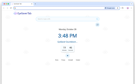Eye Saver Tab from Chrome web store to be run with OffiDocs Chromium online Eye Saver Tab from Chrome web store to be run with OffiDocs Chromium online