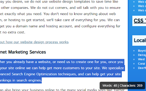 Fast Word and Character Count on Selection from Chrome web store to be run with OffiDocs Chromium online Fast Word and Character Count on Selection from Chrome web store to be run with OffiDocs Chromium online