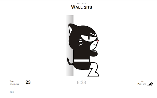 Fat Cat Workout 7 minute from Chrome web store to be run with OffiDocs Chromium online Fat Cat Workout 7 minute from Chrome web store to be run with OffiDocs Chromium online