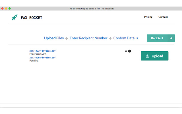 Fax Rocket from Chrome web store to be run with OffiDocs Chromium online Fax Rocket from Chrome web store to be run with OffiDocs Chromium online