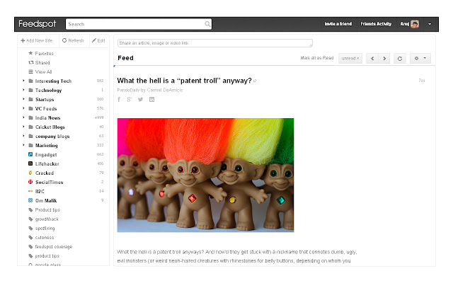 Feedspot from Chrome web store to be run with OffiDocs Chromium online Feedspot from Chrome web store to be run with OffiDocs Chromium online