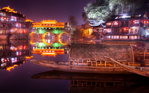 Fenghuang Ancient City by Night from Chrome web store to be run with OffiDocs Chromium online Fenghuang Ancient City by Night from Chrome web store to be run with OffiDocs Chromium online