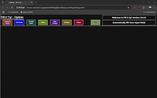 Fill it Up! from Chrome web store to be run with OffiDocs Chromium online Fill it Up! from Chrome web store to be run with OffiDocs Chromium online