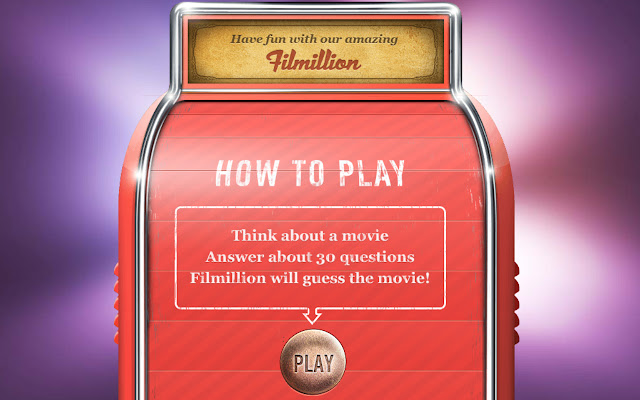 Filmillion, Movie Guessing Game from Chrome web store to be run with OffiDocs Chromium online Filmillion, Movie Guessing Game from Chrome web store to be run with OffiDocs Chromium online
