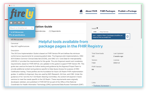 Firely FHIR extension from Chrome web store to be run with OffiDocs Chromium online Firely FHIR extension from Chrome web store to be run with OffiDocs Chromium online