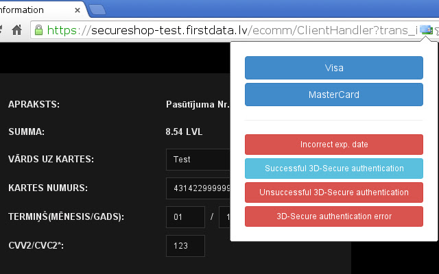 FirstData.lv Testing Tool from Chrome web store to be run with OffiDocs Chromium online FirstData.lv Testing Tool from Chrome web store to be run with OffiDocs Chromium online