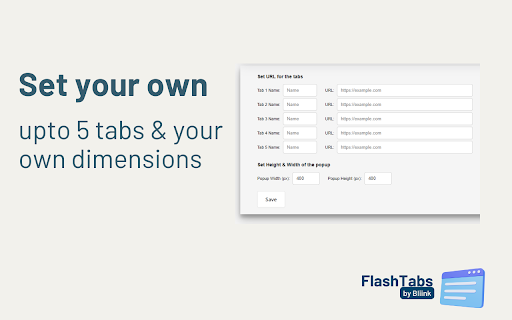 FlashTabs by Bliink from Chrome web store to be run with OffiDocs Chromium online FlashTabs by Bliink from Chrome web store to be run with OffiDocs Chromium online