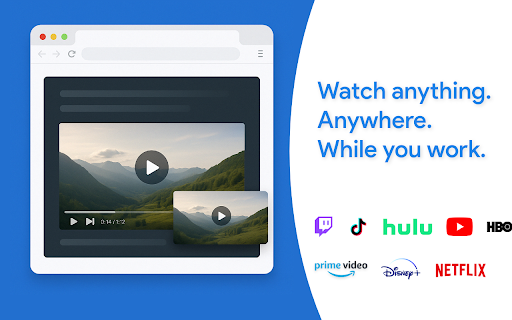 Floating Player for YouTube Netflix More Picture In Picture from Chrome web store to be run with OffiDocs Chromium online Floating Player for YouTube Netflix More Picture In Picture from Chrome web store to be run with OffiDocs Chromium online