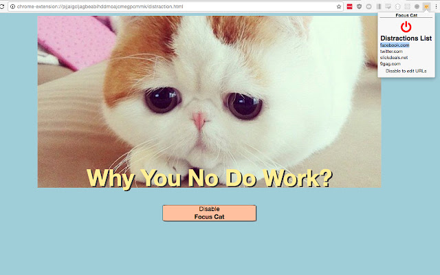 Focus Cat from Chrome web store to be run with OffiDocs Chromium online Focus Cat from Chrome web store to be run with OffiDocs Chromium online